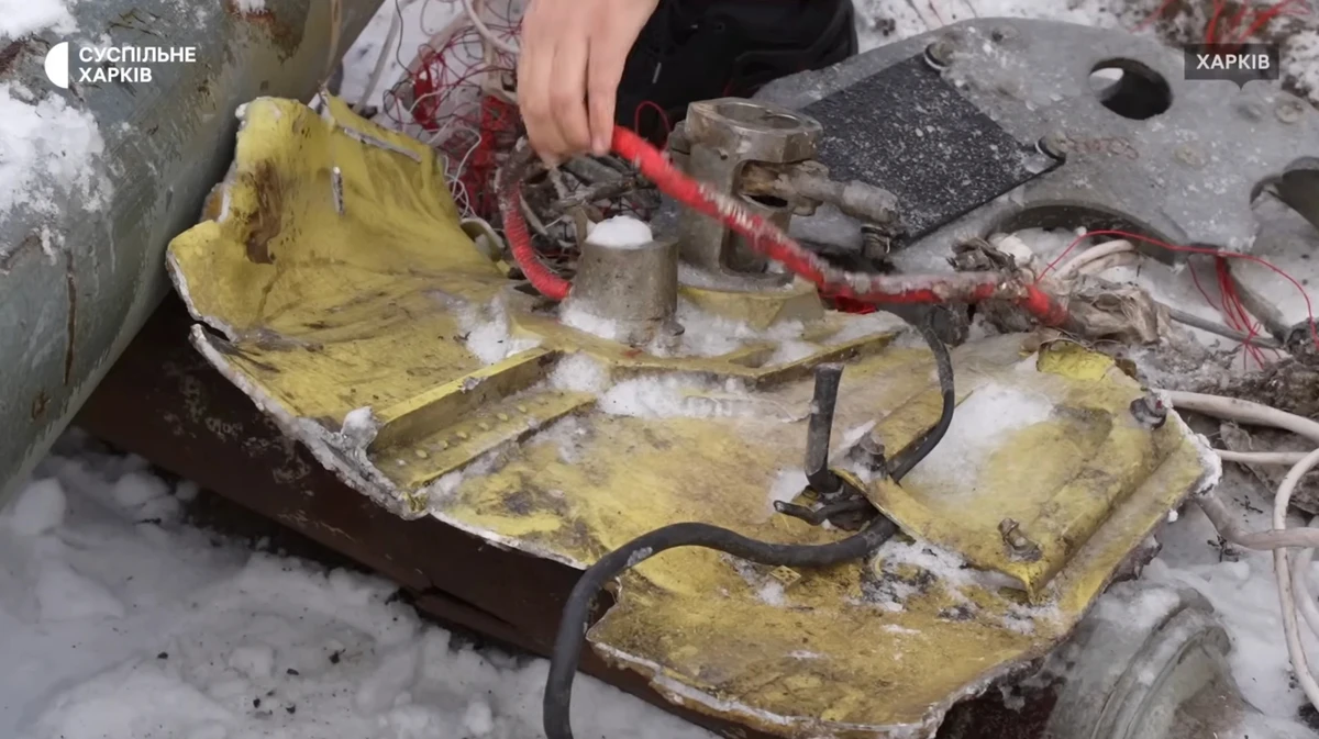 Parts of a North Korean ballistic missile.