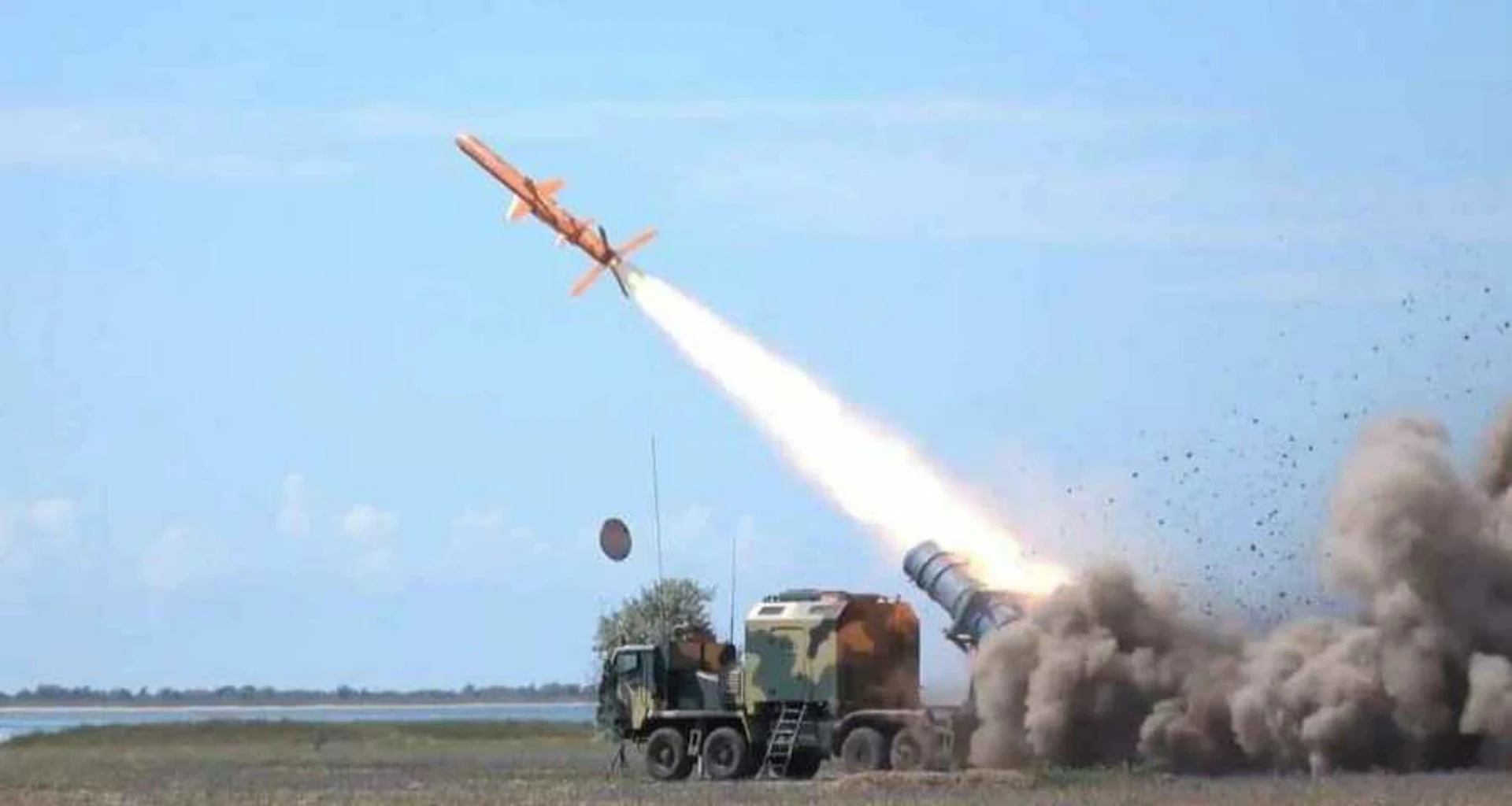 Launch of a Neptune system anti-ship missile.