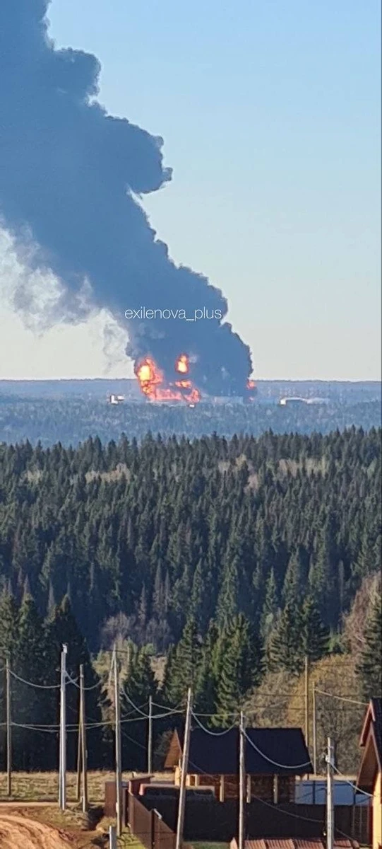 Пермь утром 30 апреля. Фото из Telegram-канала Exilenova+