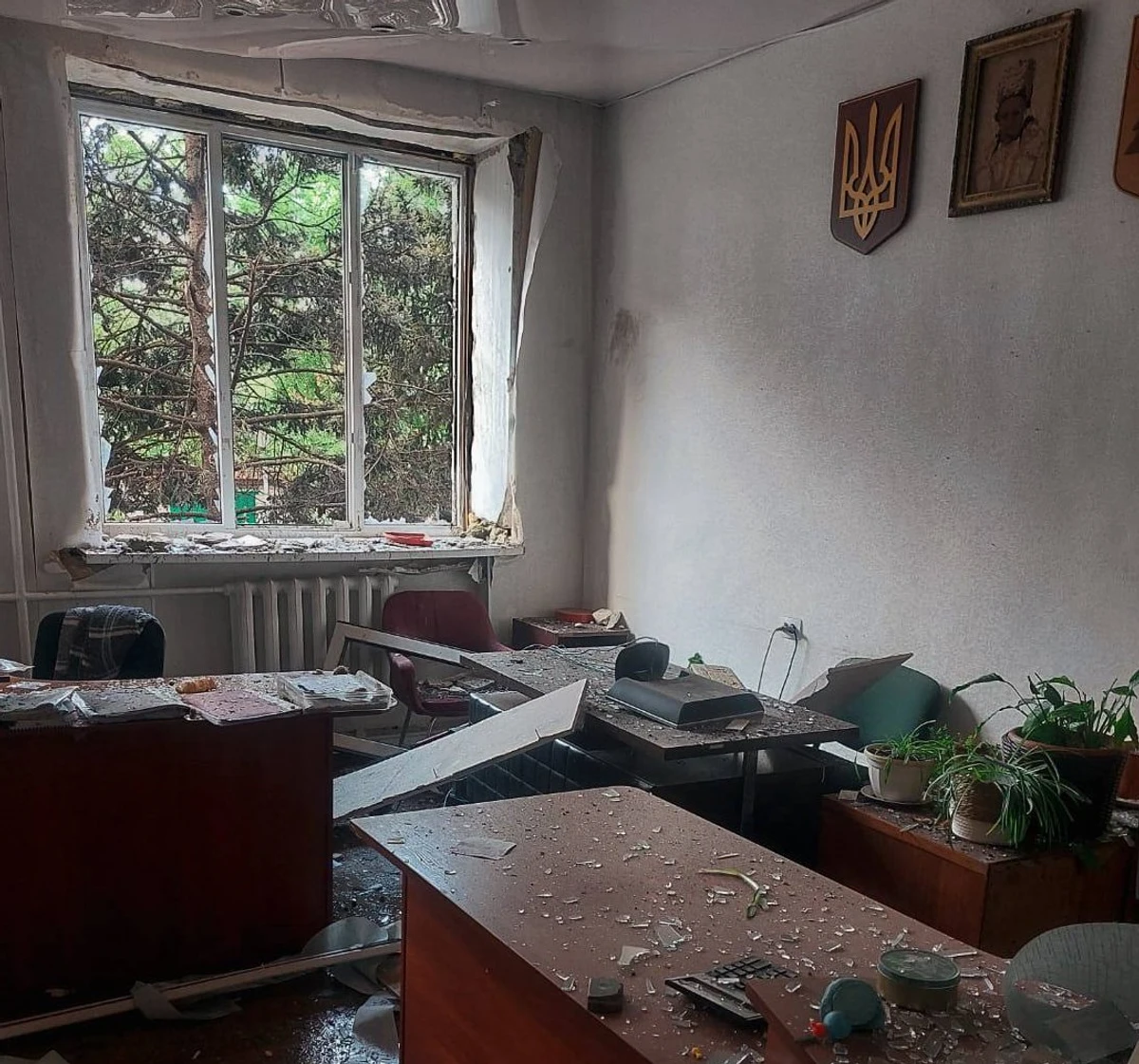 The aftermath of the attack