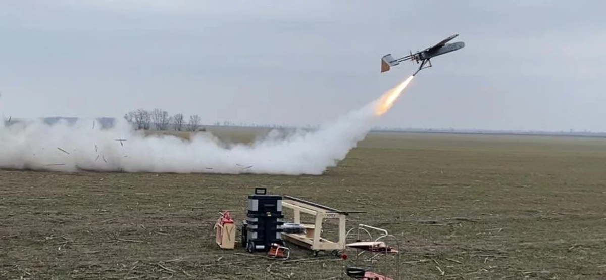 Launch of an FP-1 equipped with a booster