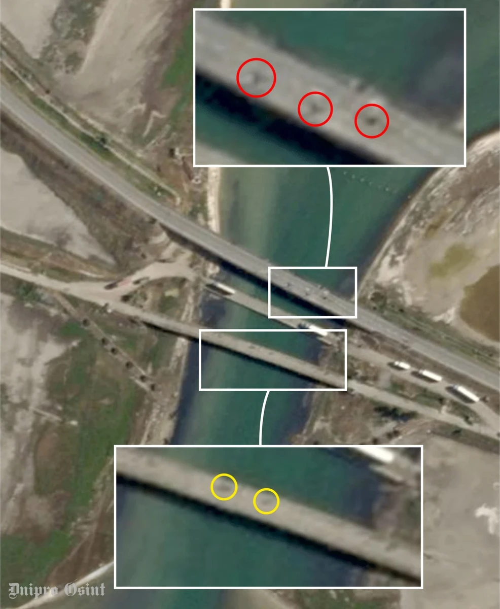 The consequences of the strikes on the Chonhar Bridge