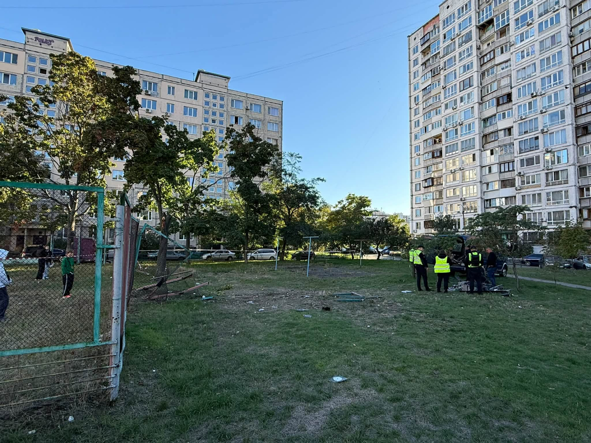 The site of the crash Photo: Volodymyr Ariev on Facebook