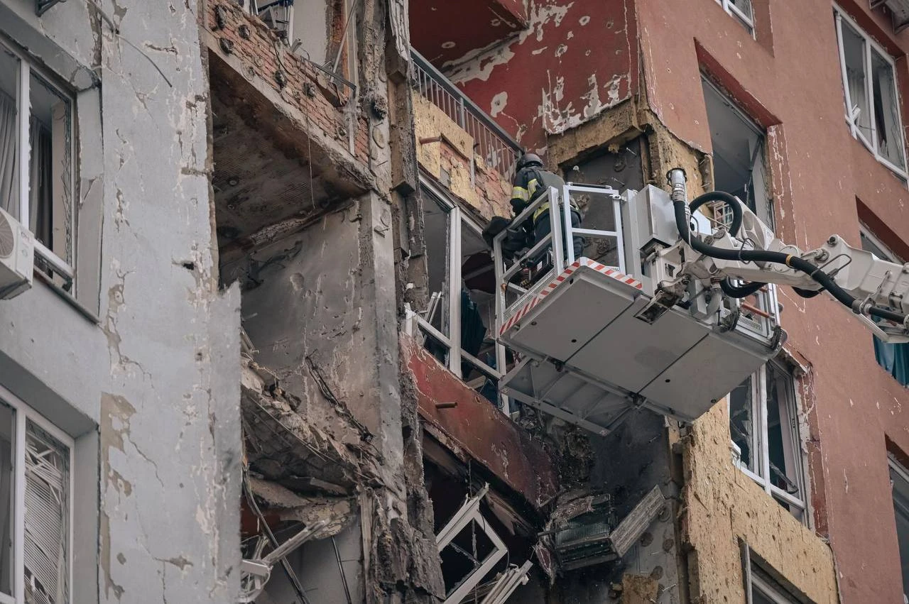 наслідки атаки на Київ, фото КМВА