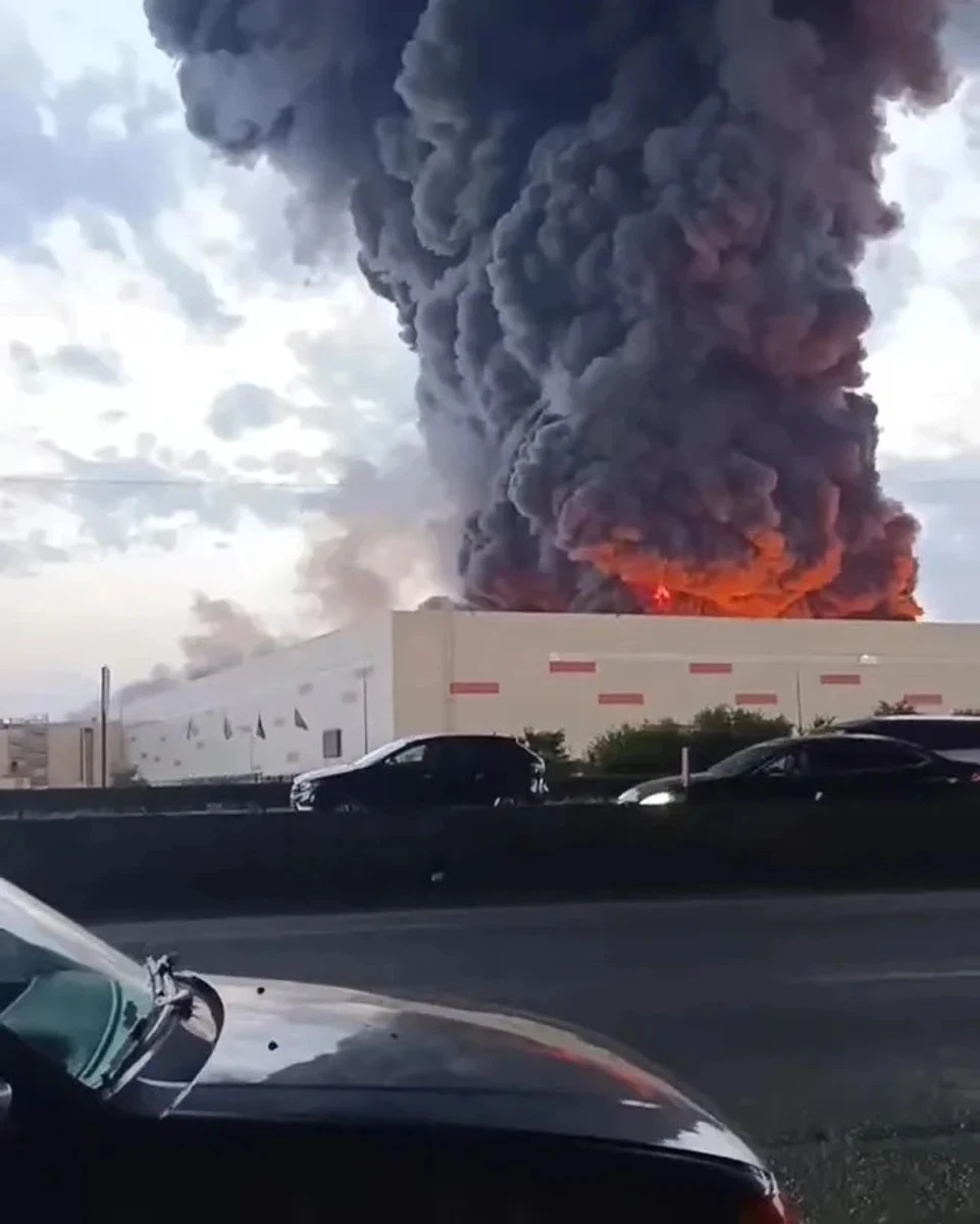 Fire in Nevinnomyssk, 22 July 2026