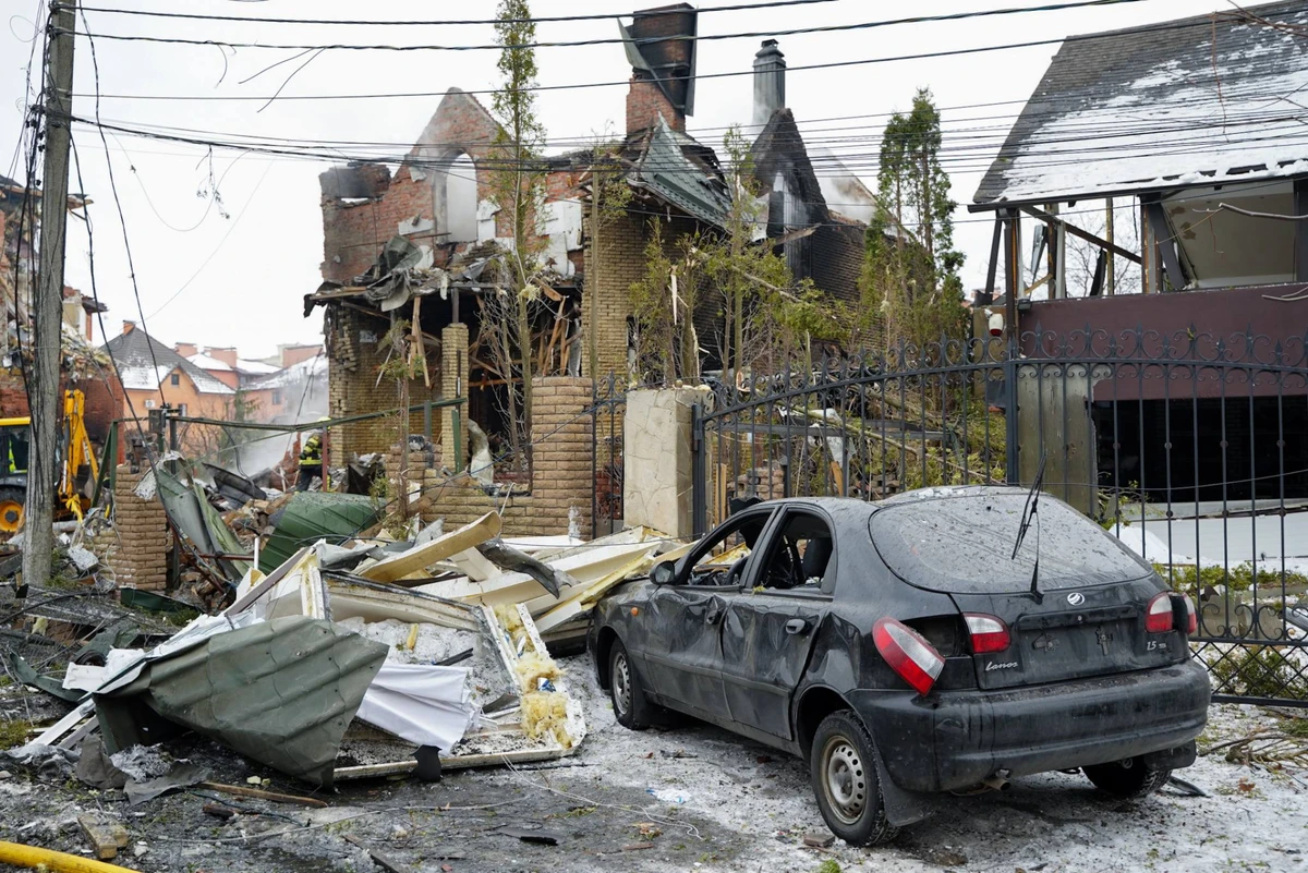 наслідки атаки на Київщину 22 лютого, усі фото ОВА