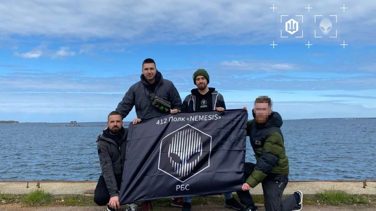 Nemesis servicemen during the NATO drills in Estonia in May 2025