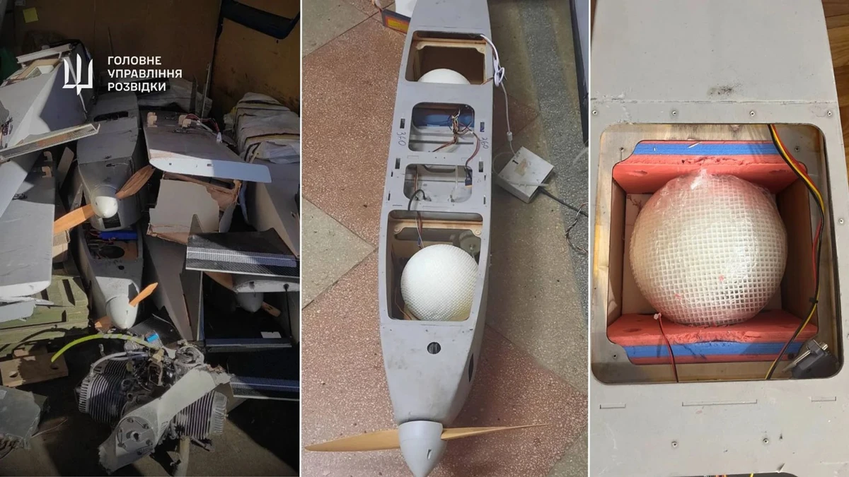 Components of the Parodiya UAV.