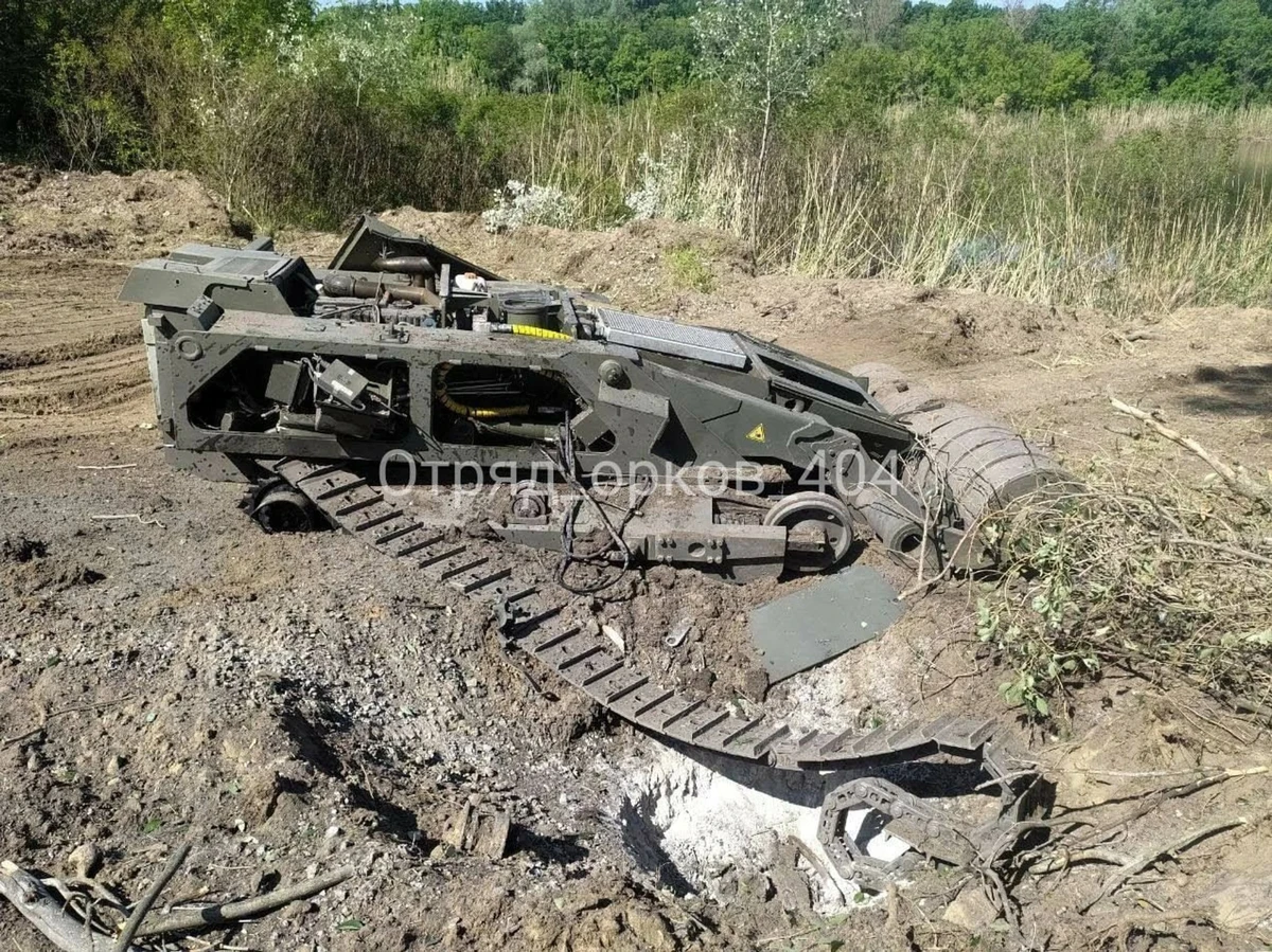 A destroyed Uran-6.