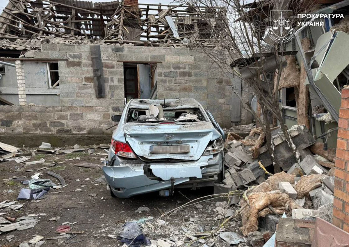 наслідки атаки на Слов'янськ 10 січня, фото прокуратури