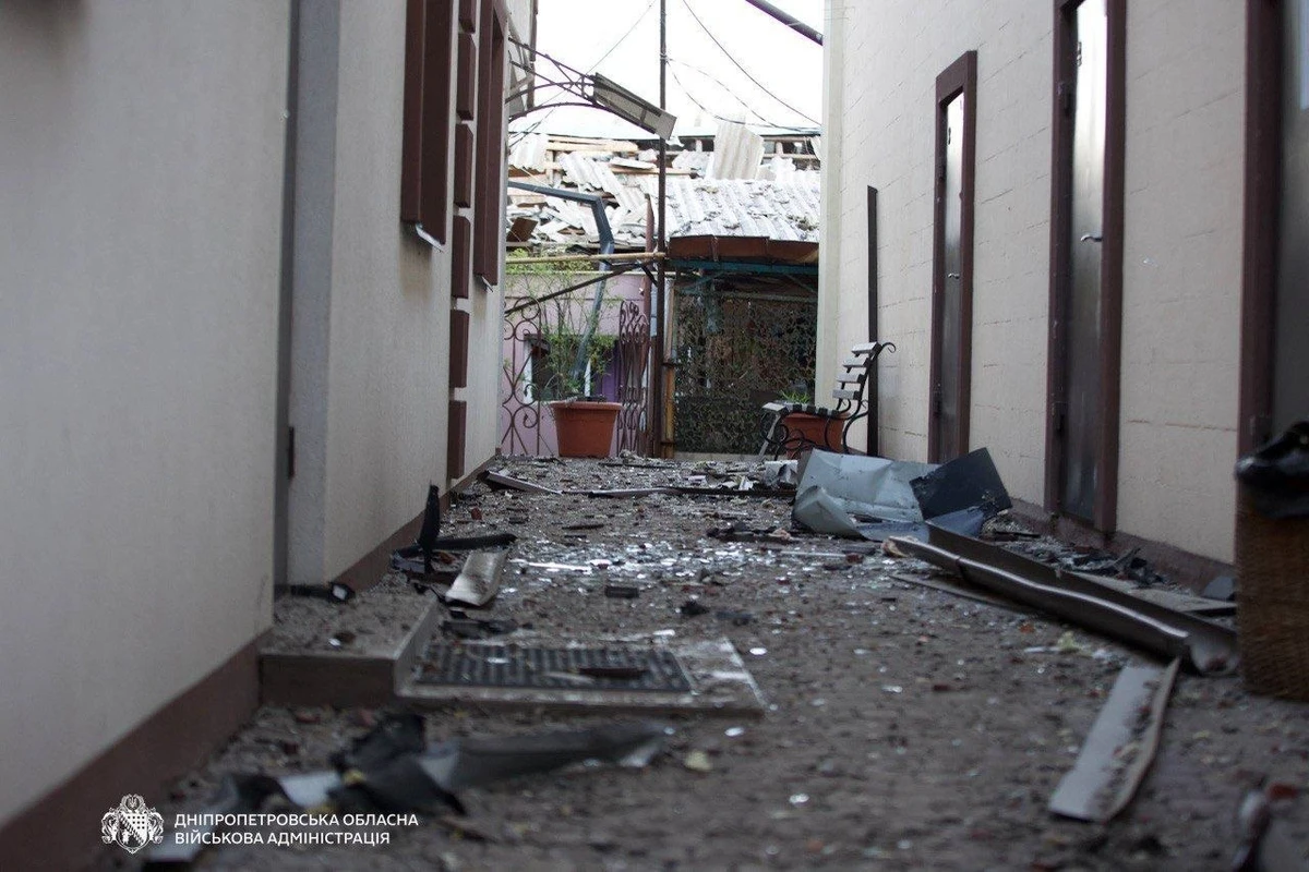 The scene of the strike