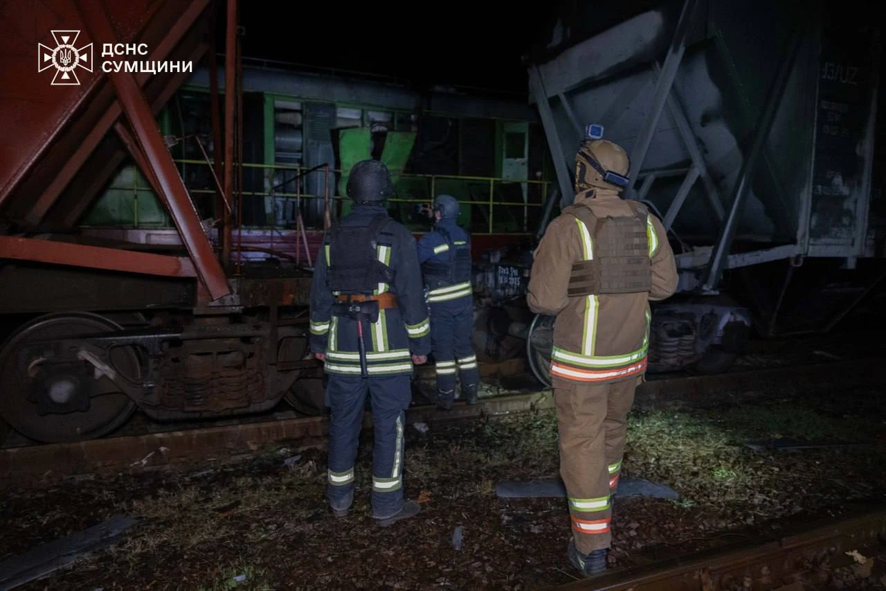 Aftermath of the Russian attack. Photo: State Emergency Service