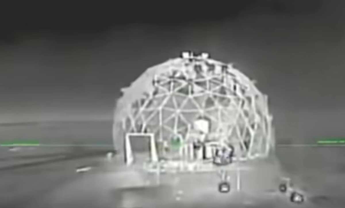 The Russian Valdai radar station, which was hit by the defence forces on the night of 27-28 December 2025.