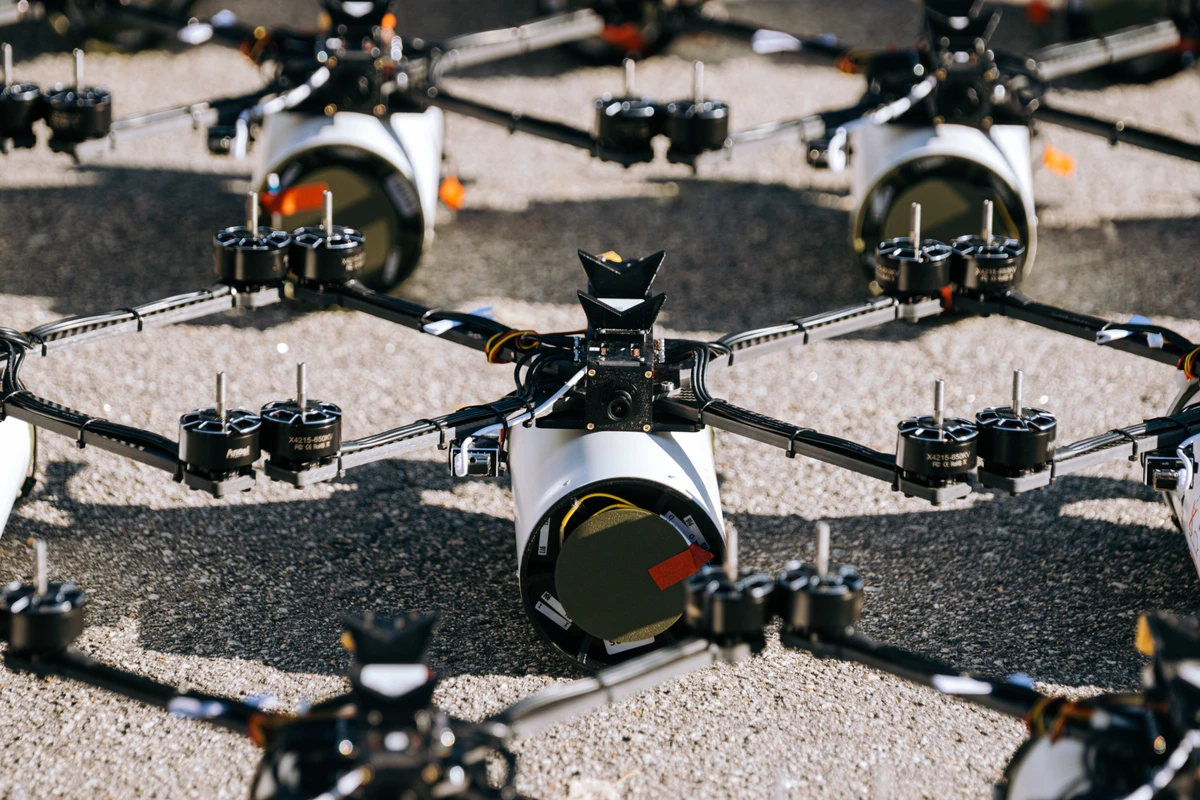 A fibre-optic drone.