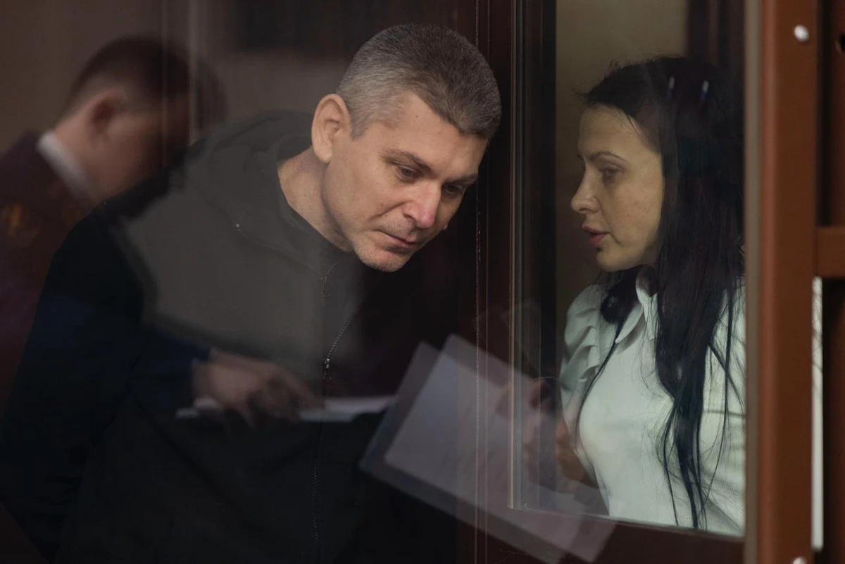 Ukrainian citizens in the Russian court.