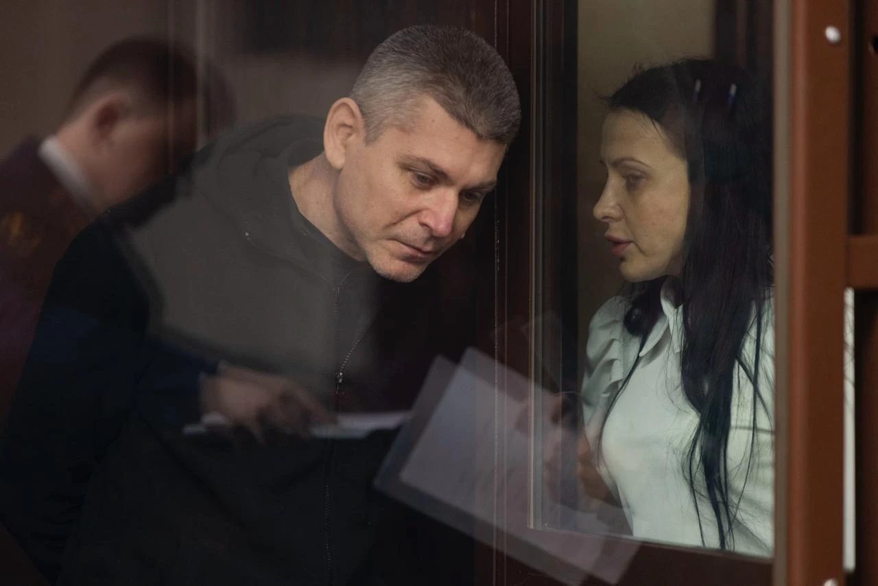 Ukrainian citizens in the Russian court.