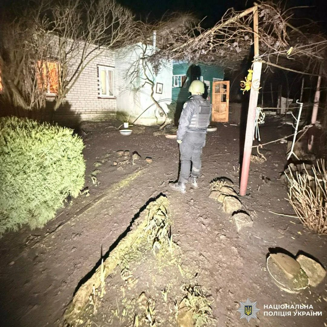 The aftermath of the attack.