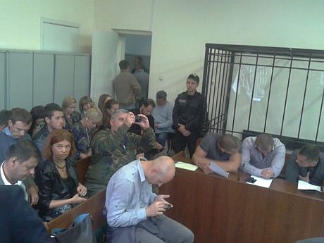 Фото Ольги Сніцарчук із засідання суду Фото Ольги Сніцарчук із засідання суду