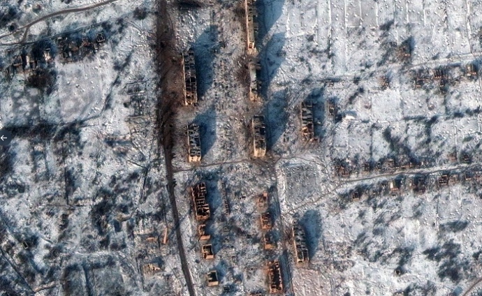 Соледар, фото за 10 января 