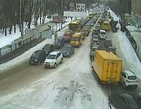 Затори у Києві, 26 березня, фото з Ліга.net