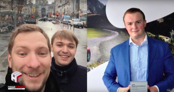 З ліва на право: Рогоза, Жуков, Гладковський