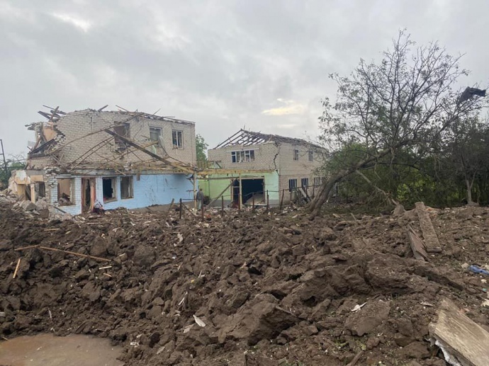 Последствия удара по Краматорску 14.06.2023