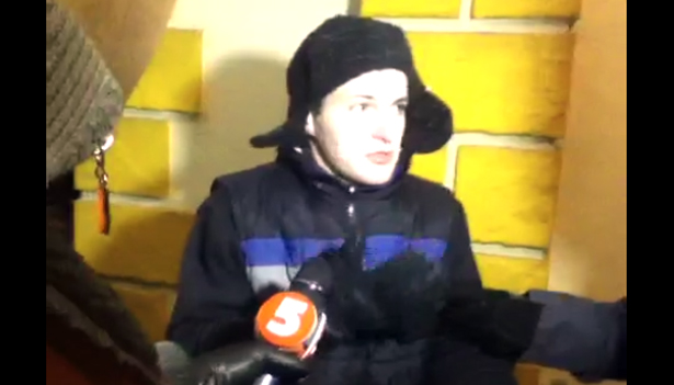 Один з затриманих тітушок