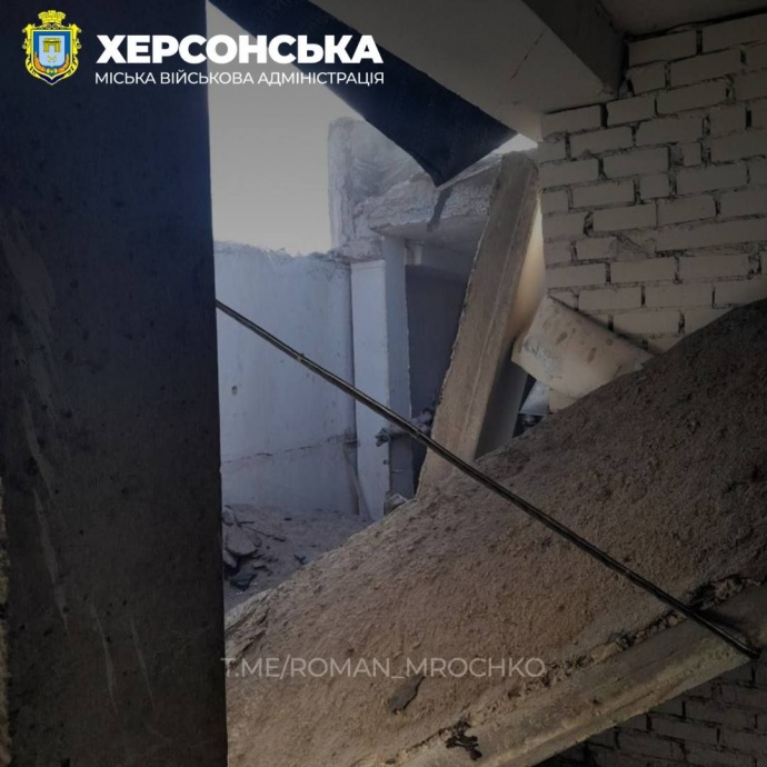 В Херсоне повреждено медучреждение