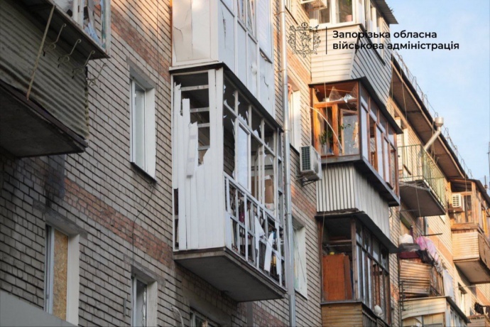 наслідки атаки на Запоріжжя, фото ОВА