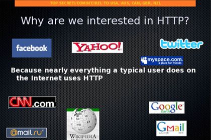 Кадр презентации программы, используемой Агентством нацбезопасности США, которую передал Сноуден Кадр презентации программы, используемой Агентством нацбезопасности США, которую передал Сноуден