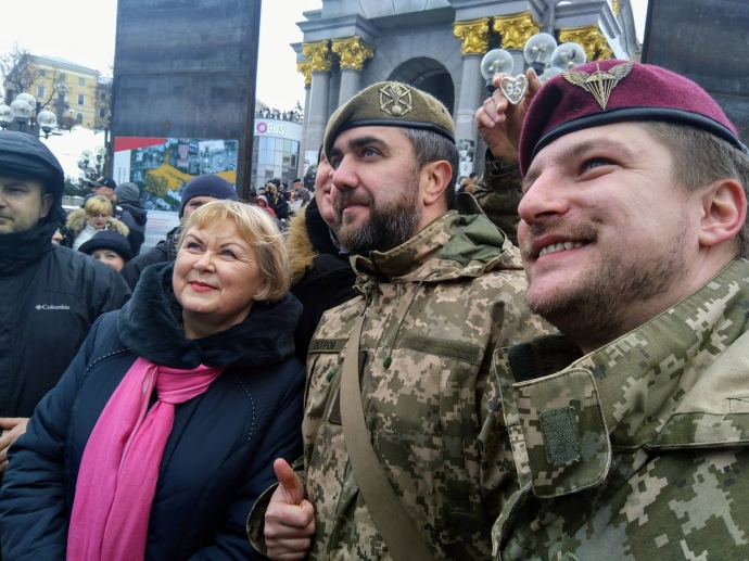Олег Петров, військовий, який закликав зібратися на акцію. 