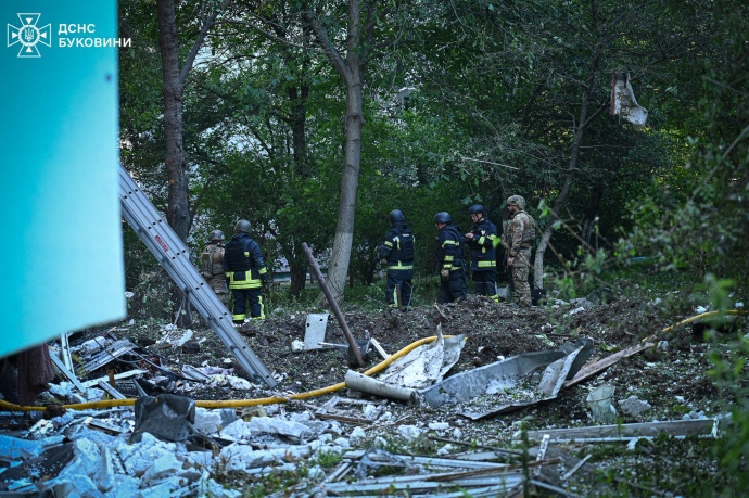 руйнування в Чернівцях, фото ДСНС