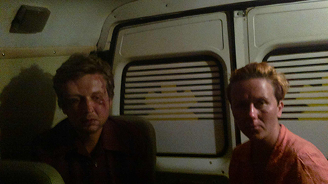 Гуцол и Святский в скорой. Фото пресс-службы движения