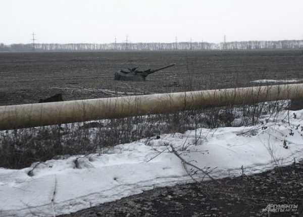 Башта ворожої БМП, яка здетонувала в ході бою на БП 1301 (позиція 