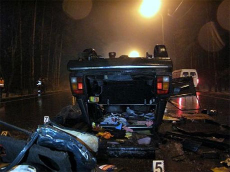 Жена Сергея Реброва попала в ДТП. Все фото Комсомольской правды в Украине