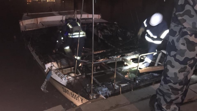 Горіла яхта Шаєвського