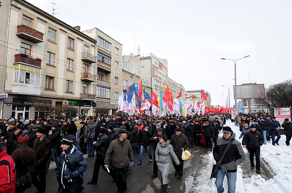 Івано-Франківськ іде маршем Вставай, Україно! 