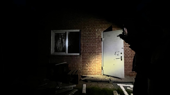 наслідки влучання безпілотника в Малехові, фото з Telegram Садового