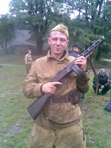 Кирякулов на съемках фильма 