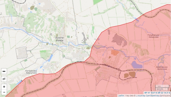 Золоте розділила лінія фронту. Селище Золоте-5 контролюють бойовики