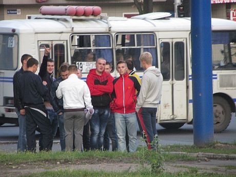 Спортсмени прийшли до журналістів, щоб провести свою акцію