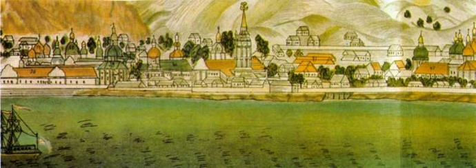 Ратуша на фрагменті панорами 