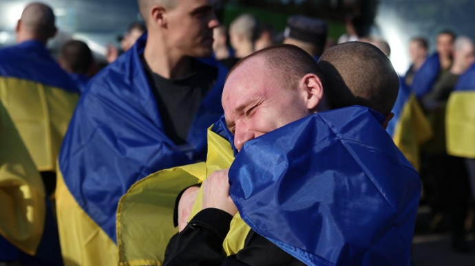 повернуті українські воїни, фото: Координаційний штаб