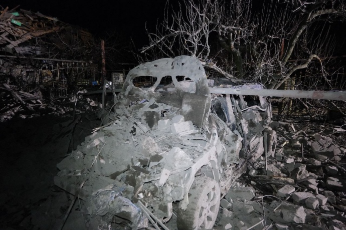 руйнування в Покровському районі, усі фото з Telegram Вадима Філашкіна