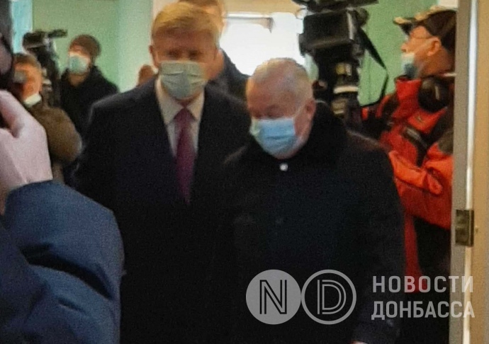 Ринат Ахметов и бывший мэр Донецка Александр Лукьянченко