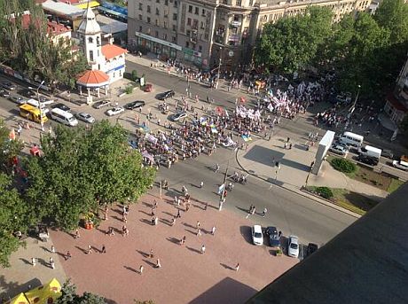 Оппозиция прошла маршем Николаевом Оппозиция прошла маршем Николаевом