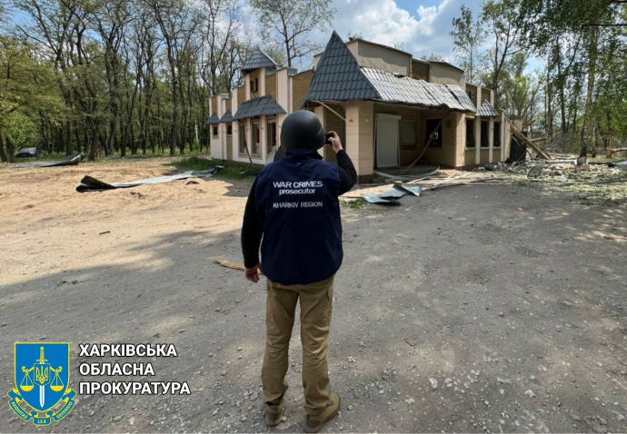 наслідки обстрілу Вовчанська, фото прокуратури