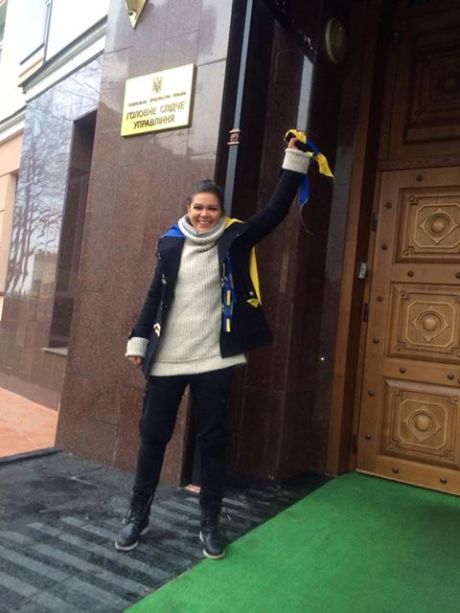 Руслана перед допросом Руслана перед допросом