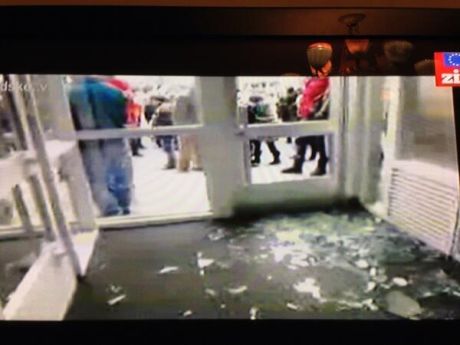 Фото захопленого Будинку Профспілок