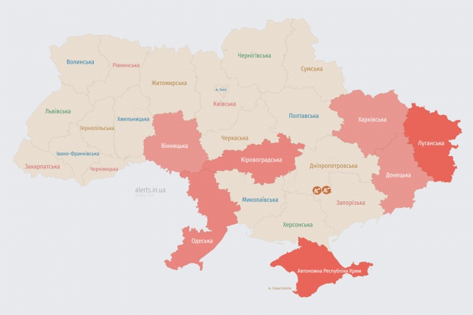 Скриншот alerts.in.ua в 00.50